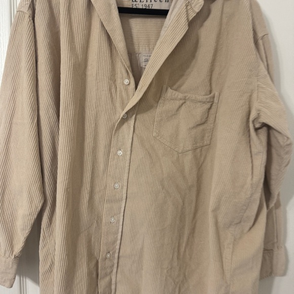 FRANK & EILEEN Shirley Oversized Button-Up Shirt in Vintage White Size XS - Picture 9 of 11